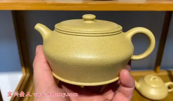 本山绿泥紫砂壶包浆