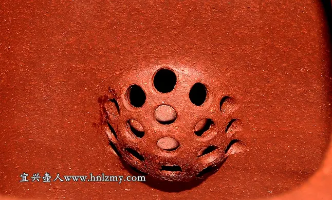 紫砂壶球型出水孔