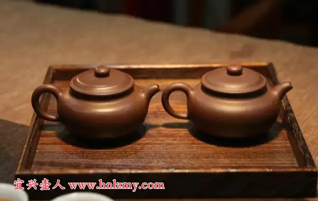 紫砂壶包浆前后对比图