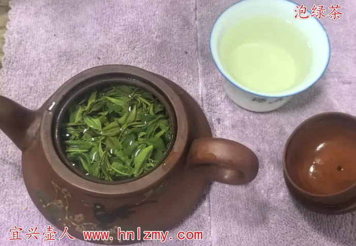 绿茶用紫砂壶泡
