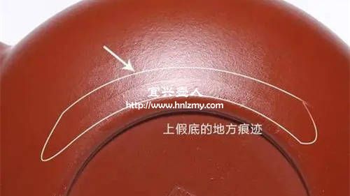 紫砂壶都会有底片接线痕迹吗