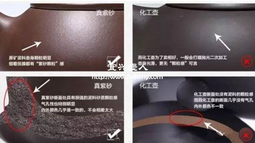 鉴别化工壶紫砂壶图解