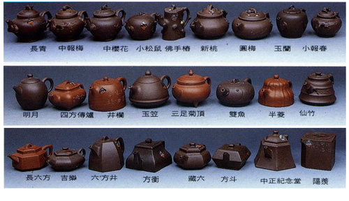 紫砂壶种类和对应茶叶一览表