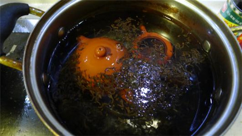 最正确的紫砂壶开壶方法茶叶煮